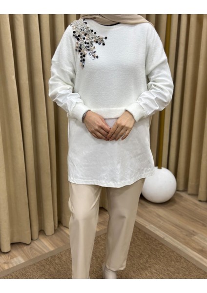 Missemramiss 4696 Molto Spiceal Taşlı Tunik