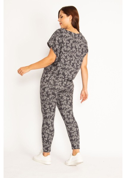Kadın Füme Organik Koton Bluz Pantolon Takım 65N34803 fiyatları