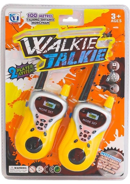 2289 Walkie Talkie 2'li Telsiz -Prestij Oyuncak