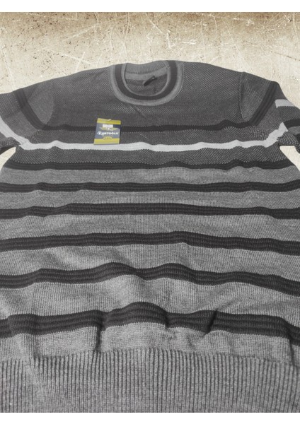 Inci Butik Boxer - Büyük Bisiklet Yaka Beden Erkek Triko Kışlık Kazak Renkli Çizgili Düz Çeşitler modelleri
