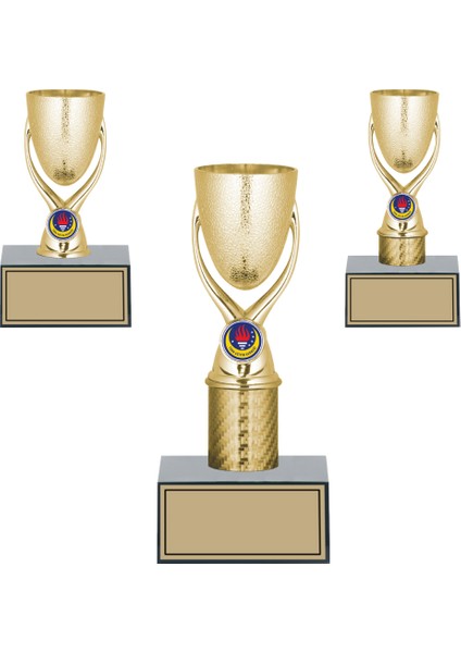 Kişiye Özel Kupa Takımı-Ödül Kupası-Turnuva Kupası 3'lü Takım GN145