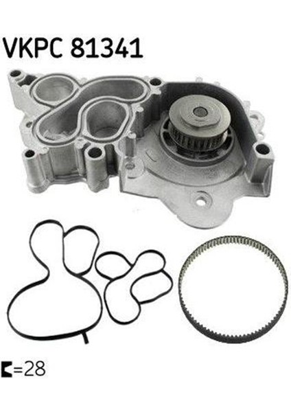 VKPC81341-DEVİRDAİM Komple Skoda Yetı 1.4 Tsı 04E121600AL
