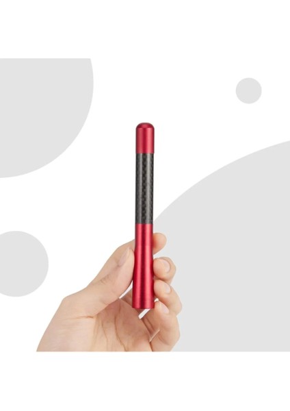 Tüm Araçlar Ile Uyumlu Kırmızı Karbon Fiber Oto Radyo Anteni Çubuk Anten 12 cm modelleri