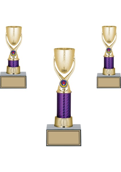 Kişiye Özel Kupa Takımı-Ödül Kupası-Turnuva Kupası 3'lü Takım GN147
