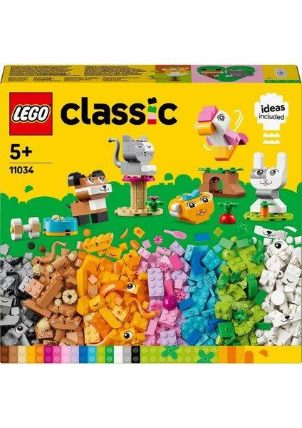 450 Parça Classic Yaratıcı Evcil Hayvanlar - Mavi Su Dünyası modelleri