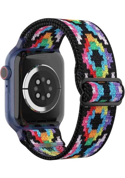Apple Watch Seri 10-42 mm 9 8 7 6 Se 5 4 3 2 1 38-40-41 mm Elastik Rahat Kordon