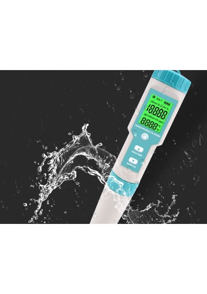 7in1 Ph/tds/ec/orp/deniz Suyu Ağırlık/tuzluluk/sıcaklık C-600 Ph Ölçer Su Kalitesi Monitörü fırsatları