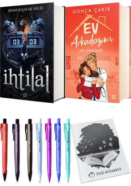 Ev Arkadaşım Aşk Anatomisi ve İhtilal 2 Zede (Ciltli) 2'li Set - Kalem