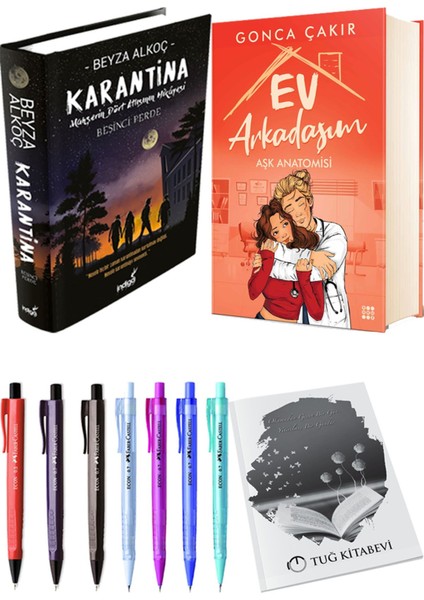 Ev Arkadaşım Aşk Anatomisi ve Karantina 5 (Ciltli) 2'li Set - Kalem