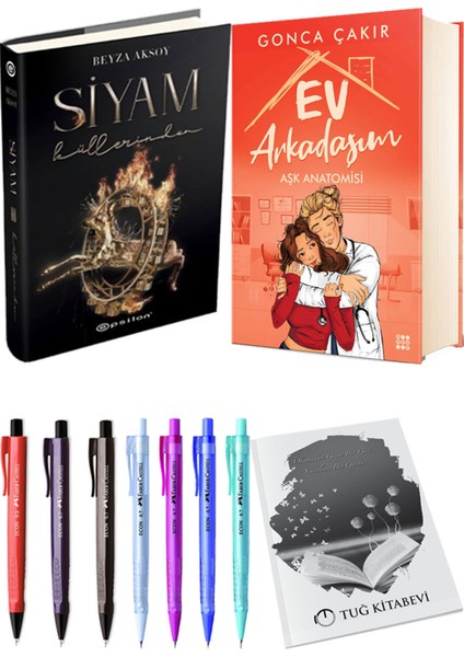 Ev Arkadaşım Aşk Anatomisi ve Siyam 3 (Ciltli) 2'li Set - Kalem