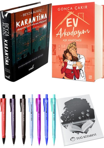 Ev Arkadaşım Aşk Anatomisi ve Karantina 2 (Ciltli) 2'li Set - Kalem