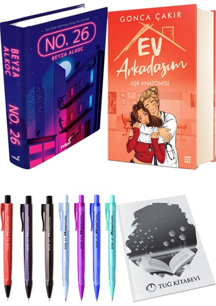 Ev Arkadaşım Aşk Anatomisi ve No. 26 (Ciltli) 2'li Set - Kalem