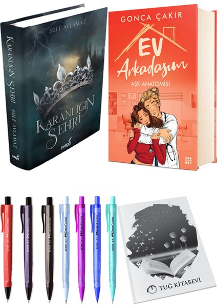 Ev Arkadaşım Aşk Anatomisi ve Karanlığın Şehri 1 (Ciltli) 2'li Set - Kalem