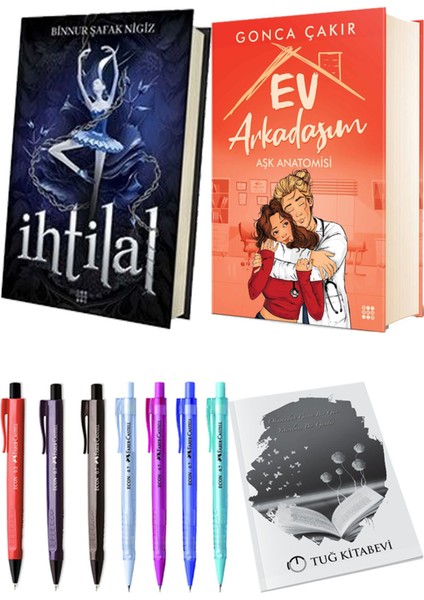 Ev Arkadaşım Aşk Anatomisi ve İhtilal 1 Zelzele (Ciltli) 2'li Set - Kalem