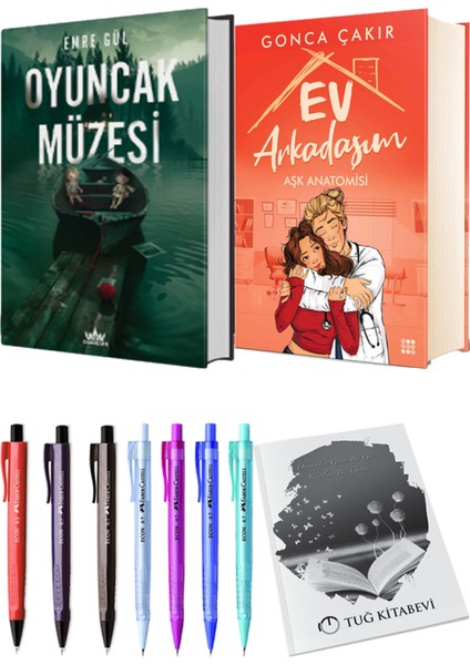 Ev Arkadaşım Aşk Anatomisi ve Oyuncak Müzesi 1 (Ciltli) 2'li Set - Kalem