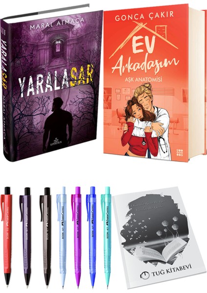 Ev Arkadaşım Aşk Anatomisi ve Yaralasar 3 (Ciltli) 2'li Set - Kalem