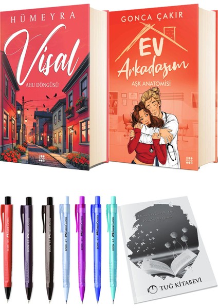 Ev Arkadaşım Aşk Anatomisi ve Visal Ahu Döngüsü (Ciltli) 2'li Set - Kalem
