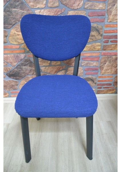 Elma Sandalye Kılıfı Lacivert