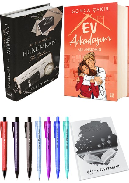 Ev Arkadaşım Aşk Anatomisi ve Hükümran 1 İki Yabancı (Ciltli) 2'li Set - Kalem