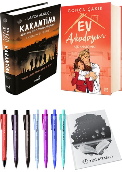 Ev Arkadaşım Aşk Anatomisi ve Karantina 4 (Ciltli) 2'li Set - Kalem