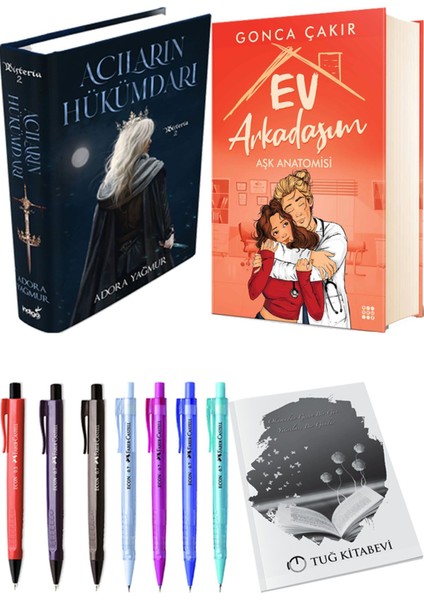 Ev Arkadaşım Aşk Anatomisi ve Acıların Hükümdarı (Ciltli) 2'li Set - Kalem