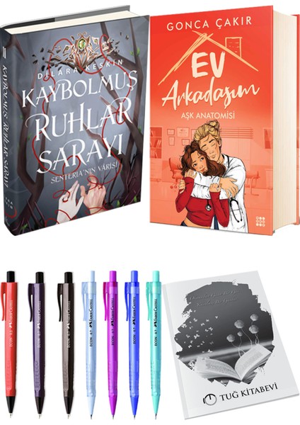 Ev Arkadaşım Aşk Anatomisi ve Kaybolmuş Ruhlar Sarayı 2 (Ciltli) 2'li Set - Kalem