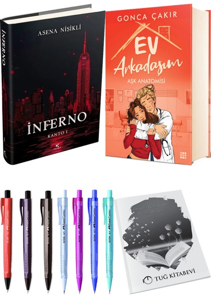 Ev Arkadaşım Aşk Anatomisi ve Inferno Kanto I (Ciltli) 2'li Set - Kalem