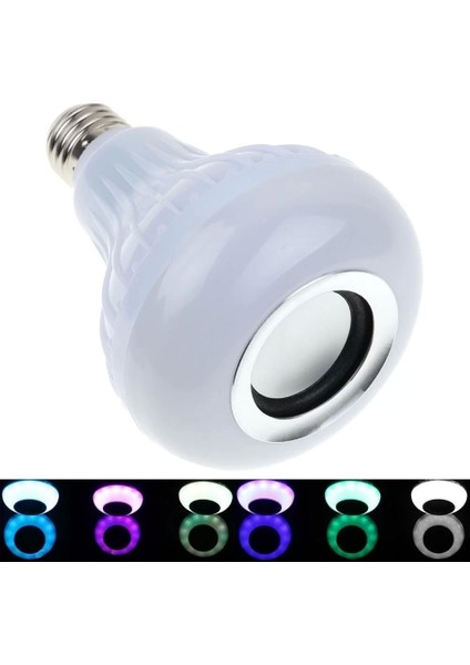 P-028 Kumandalı Bluetooth LED Ampul