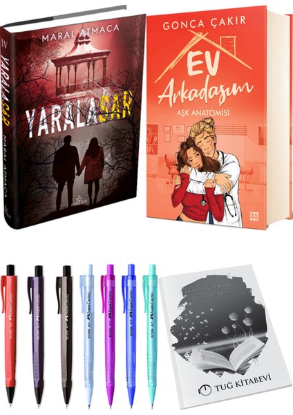 Ev Arkadaşım Aşk Anatomisi ve Yaralasar 4 (Ciltli) 2'li Set - Kalem