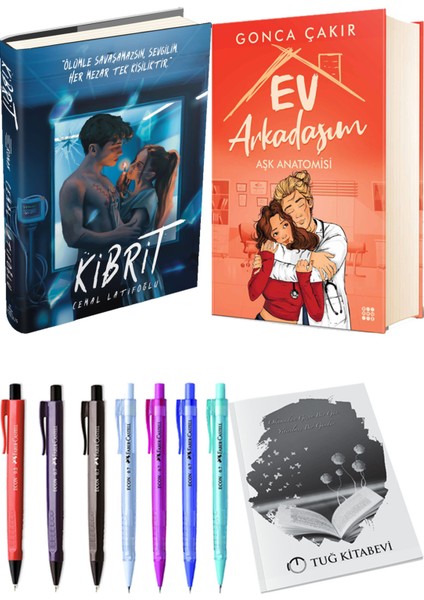 Ev Arkadaşım Aşk Anatomisi ve Kibrit (Ciltli) 2'li Set - Kalem