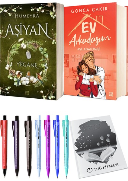 Ev Arkadaşım Aşk Anatomisi ve Aşiyan 3 Yegane (Ciltli) 2'li Set - Kalem