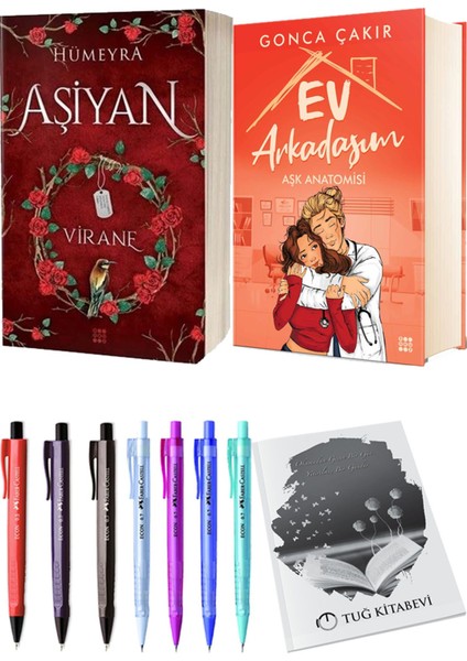 Ev Arkadaşım Aşk Anatomisi ve Aşiyan 1 Virane (Ciltli) 2'li Set - Kalem