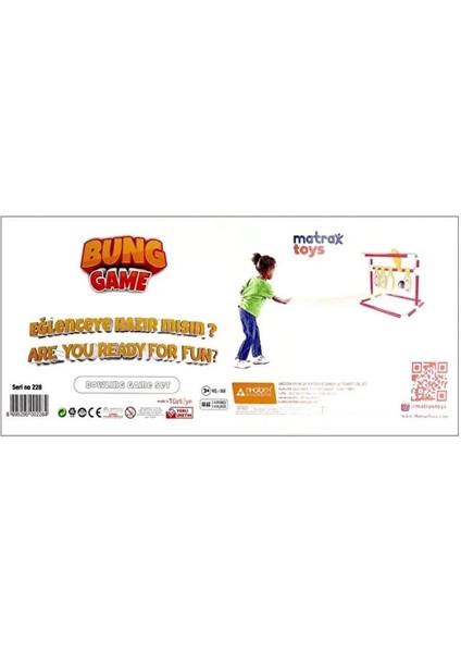 2284 Bung Game Bowling Oyun Seti -Akçiçek