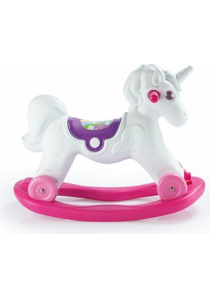 Tekerlekli Unicorn Sallanan At -Dolu