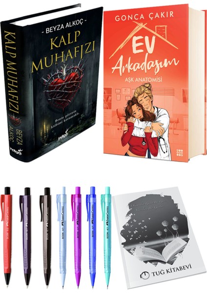 Ev Arkadaşım Aşk Anatomisi ve Kalp Muhafızı 1 (Ciltli) 2'li Set - Kalem