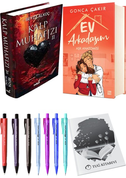 Ev Arkadaşım Aşk Anatomisi ve Kalp Muhafızı 2 (Ciltli) 2'li Set - Kalem