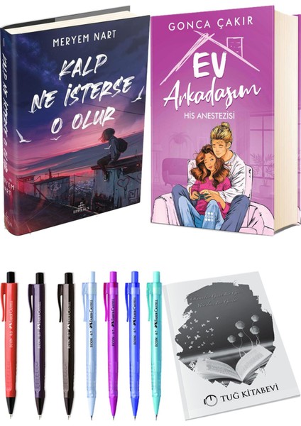 Ev Arkadaşım His Anestezisi ve Kalp Ne İsterse O Olur 1 (Ciltli) 2'li Set - Kalem