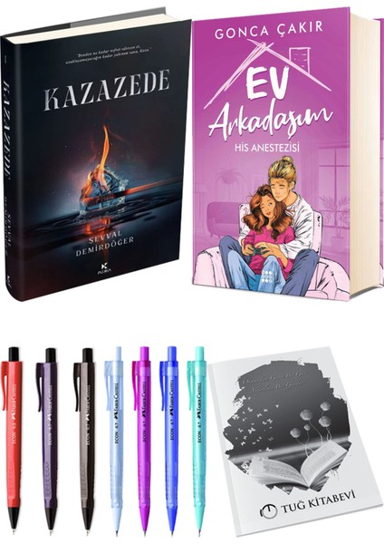 Ev Arkadaşım His Anestezisi ve Kazazede 1 (Ciltli) 2'li Set - Kalem