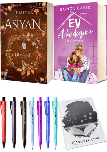 Ev Arkadaşım His Anestezisi ve Aşiyan 2 Divane (Ciltli) 2'li Set - Kalem