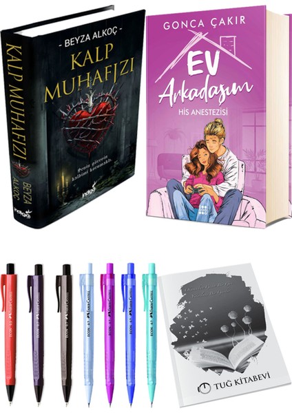 Ev Arkadaşım His Anestezisi ve Kalp Muhafızı 1 (Ciltli) 2'li Set - Kalem