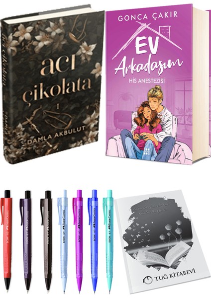 Ev Arkadaşım His Anestezisi ve Acı Çikolata (Ciltli) 2'li Set - Kalem
