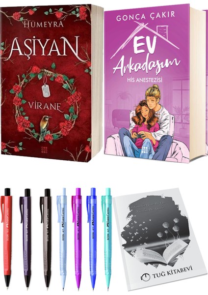 Ev Arkadaşım His Anestezisi ve Aşiyan 1 Virane (Ciltli) 2'li Set - Kalem