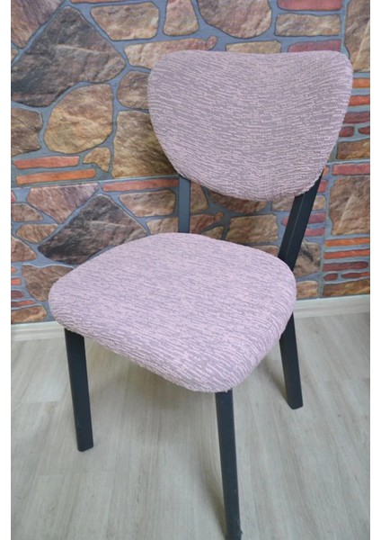 Elma Sandalye Kılıfı Pembe
