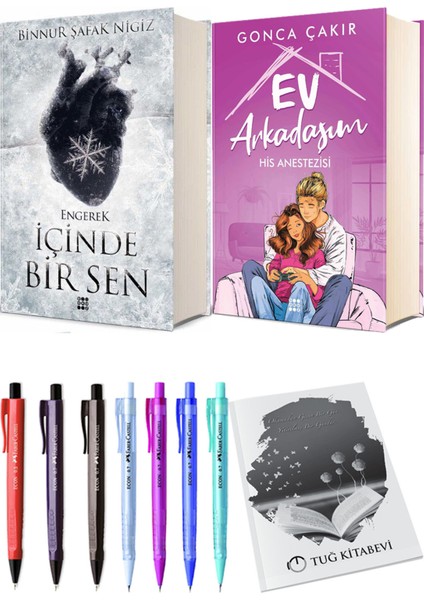 Ev Arkadaşım His Anestezisi ve İçinde Bir Sen 1 Engerek (Ciltli) 2'li Set - Kalem