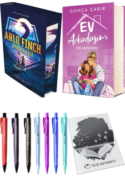 Ev Arkadaşım His Anestezisi ve Arlo Finch Ayışığı Gölü (Ciltli) 2'li Set - Kalem