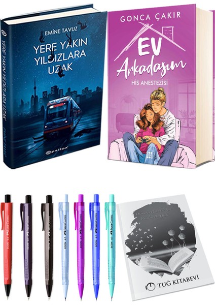 Ev Arkadaşım His Anestezisi ve Yere Yakın Yıldızlara Uzak (Ciltli) 2'li Set - Kalem