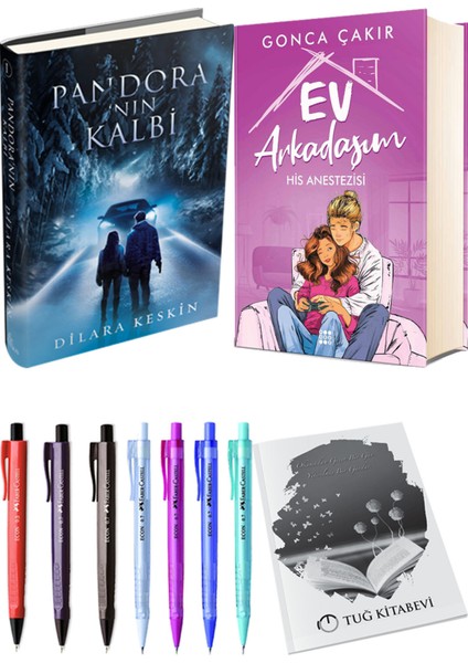Ev Arkadaşım His Anestezisi ve Pandora'nın Kalbi 1 (Ciltli) 2'li Set - Kalem
