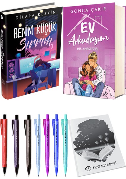 Ev Arkadaşım His Anestezisi ve Benim Küçük Sırrım 3 (Ciltli) 2'li Set - Kalem