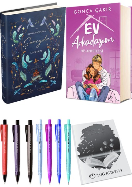 Ev Arkadaşım His Anestezisi ve Süveyda 1 Canhıraş (Ciltli) 2'li Set - Kalem