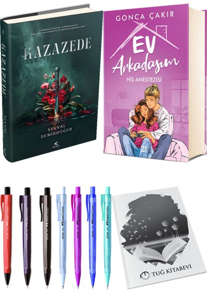 Ev Arkadaşım His Anestezisi ve Kazazede 2 (Ciltli) 2'li Set - Kalem
